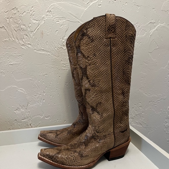 Ladies Python Western Cowgirl Boots Idyllwind By Miranda Lambert Size 8 - Picture 4 of 10